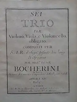 Image illustrative de l’article Six trios opus 14 de Luigi Boccherini