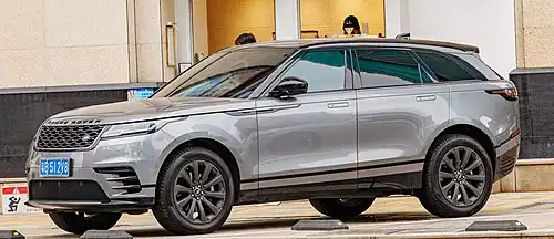 Modèle Velar de 2018, vue avant.