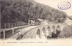 Le viaduc des Fontanelles, début du XXe&nbsp;siècle