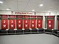 Vestiaire pour l'équipe York City