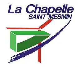 Logo en couleurs de forme triangulaire ; les couleurs : vert, bleu nuit et rouge.