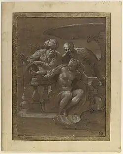 LUDOVIC CARRACHE, Suzanne et les vieillards