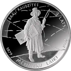 pièce commémorative du centenaire de la publication du roman Le Temps des arpenteurs (2009)