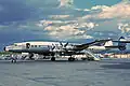 Un Lockheed Starliner de Luxair à Palma de Majorque en 1965.