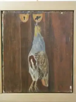 La Bécasse, huile sur toile, 31 x 27 cm, datée du 14 octobre 1924. Collection privée.