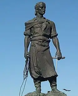 Statue du Laçador&nbsp;(pt), d'Antônio Caringi (c. 1958).