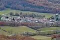 Le bourg vu depuis le Quié.