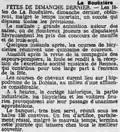 Les fêtes communales de juillet 1910 (journal L'Ouest-Éclair).