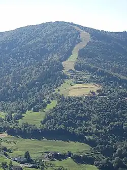Bussang, la piste de La Bouloie en été.