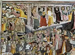 Les Élus, à la droite du Christ-Juge.