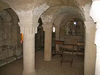 Crypte de l'église Saint-Denis.