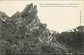 La Chapelle-Bouëxic ː rochers dans la vallée du Hadé (carte postale, début XXe&nbsp;siècle).