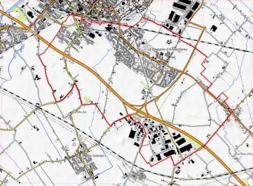 Carte topographique.