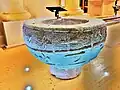 Cuve baptismale de l'église Saint-Maurice.