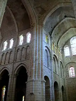 Élévations du chœur et du transept de La Charité-sur-Loire