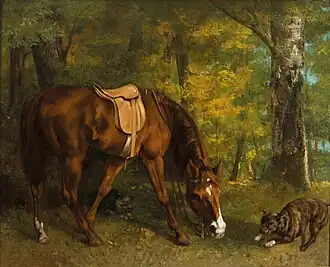 Gustave Courbet, La Chasse au renard, 1863-1867.