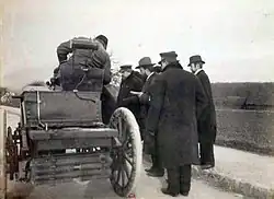 une vue rapprochée;