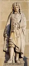 Statue de Jean-Louis Jaley au Louvre à Paris.