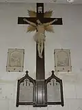 Mémorial des morts pour la France dans l'église.