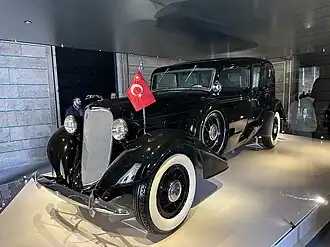 La Lincoln 1935 d'Atatürk.