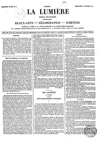 Image illustrative de l’article La Lumière (journal)