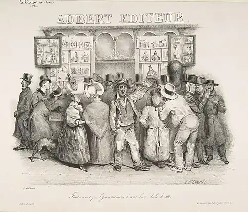 Faut avouer que l'gouvernement à une bien drôle de tête, paru dans La Caricature  du 22 décembre 1831.