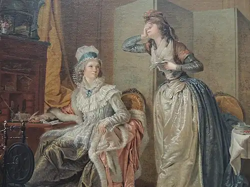 La Mauvaise nouvelle (détail), Musée des Beaux-Arts de Rennes.