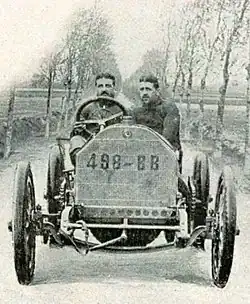 Et celle de Louis Pierron au Grand Prix de l'ACF 1908.