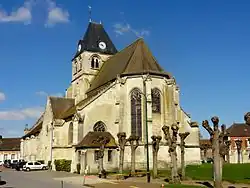Le chevet de l'église.