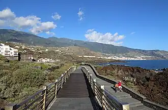 Sentier côtier (Paseo del Litoral) vers El Fuerte et Santa Cruz de La Palma
