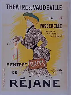 Affiche de la pièce de théâtre La Passerelle