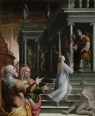 La Présentation de Marie au Temple, vers 1575-1580, Montréal, Musée des beaux-arts de Montréal.