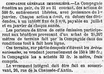 La Presse, 27 janvier 1855.