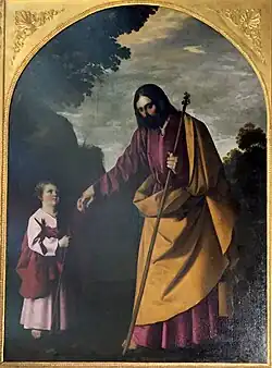 La Promenade de l'Enfant Jésus par Francisco de Zurbarán, vers 1635.