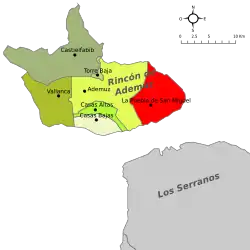 dans la comarque du Rincón de Ademuz.