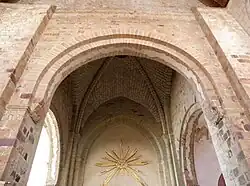 Transept de l'abbatiale.