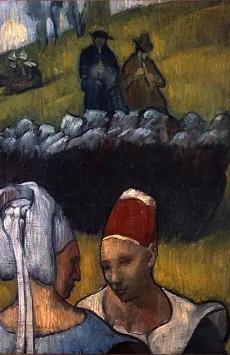 Émile Bernard, La Ronde bretonne, 1888-1890.