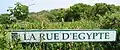 Rue d'Égypte à La Trinité.