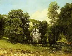 Gustave Courbet, Le Ruisseau de la Brême (1865), Musée des beaux-arts et d'archéologie de Besançon.