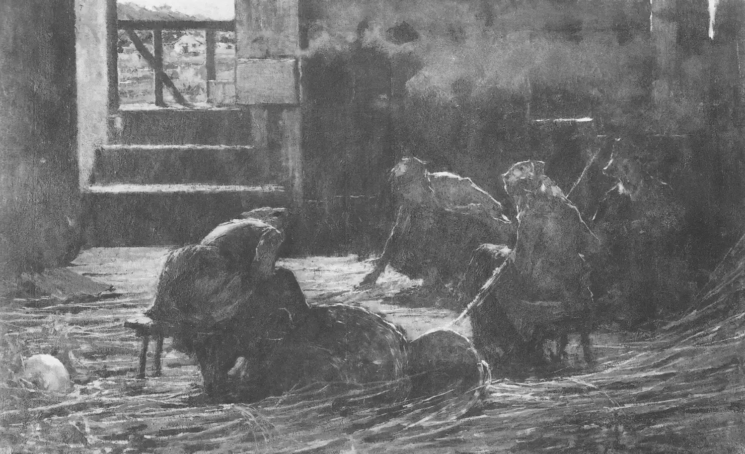 La Stigliatura della canapa, de Francesco Filippini.