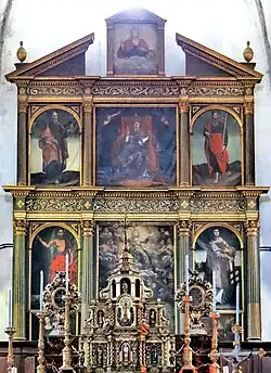 Retable de Saint-Martin.