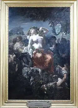 La Vigne, Célestin Nanteuil (1813-1873), huile sur toile, 1853, musée municipal de Semur-en-Auxois