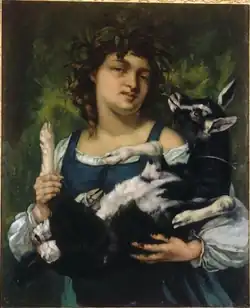 La Villageoise au chevreau (1860).