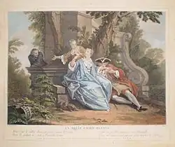 La Belle Complaisante, sur une œuvre de Nicolas Lancret,