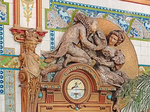 Pierrot et Colombine, Nantes, brasserie La Cigale.