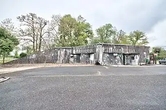 La façade de la casemate