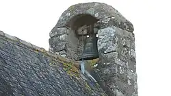 La chapelle Saint-Étienne au Bois-Payen à Allaire. Vue du clocher