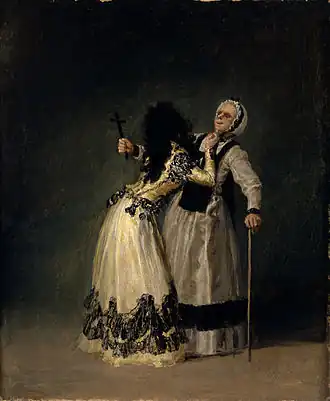 La Duchesse d'Alba et la bigote.