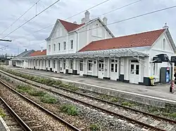 Bâtiment voyageurs, voies et quais, en 2024.