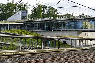 La gare de Besançon Franche-Comté TGV.